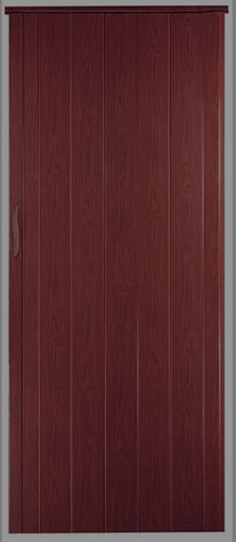 Falttür Schiebetür Tür mahagoni Höhe 202 cm Einbaubreite bis 84 cm Doppelwandprofil Neu