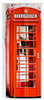 Falttür Schiebetür Tür Motiv Telefonzelle  Höhe 202cm breite 83 cm Doppelwandprofil Neu